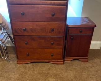 Six Drawer Chest    Buy it Now  $60.00    Nightstand  $45.00 
