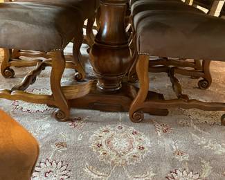 Base pedestals for dining table 