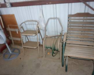 chairs, step stool