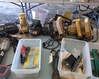 Selection older Power tools and misc.