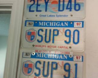 Michigan License tags