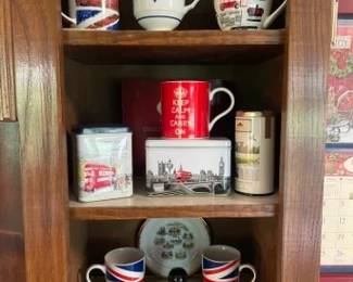 The Brit's have arrived.  Great Britain items and tea!