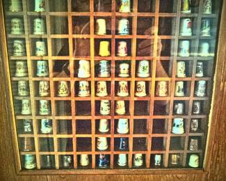 Thimbles Collection.  Thimble Case Sold separately.