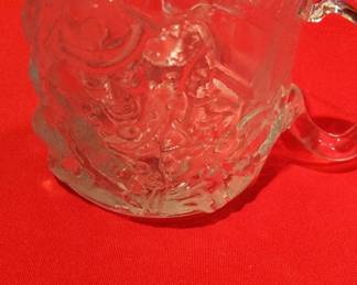 McDonald's Glass Coffee Cup Collectible. Batman and Riddler