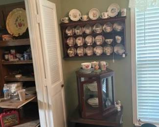 Wall area and Crystal D'Arque stemware (new)