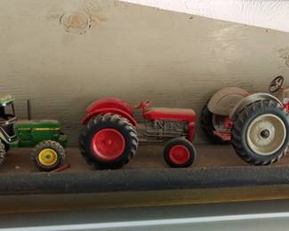 Vintage Metal Tractor Models