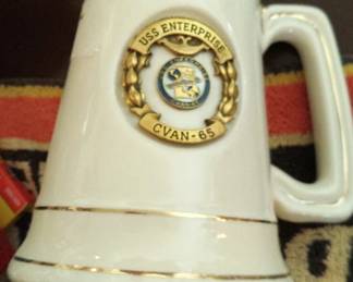 USS Enterprise Beer Stein