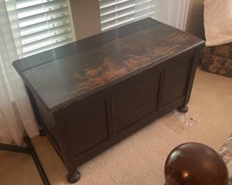 Very old antique trunk