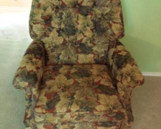 Swivel Rocking Chair.  Very Comfortable.