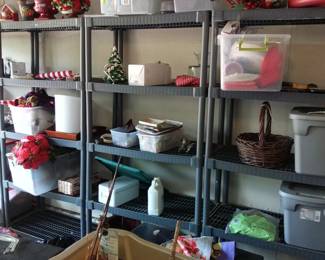 Shelving units (6' plastic)