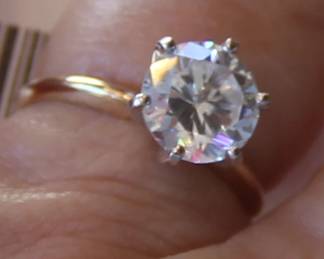 three carat ring