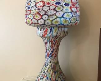 Millefiori 2 pc lamp also has a matching vase!