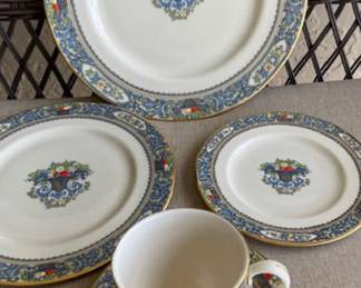 Lenox china set in the Autumn pattern, still in the wrapper! 5 Place setting service for 12!