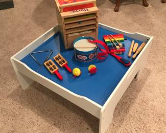 Play table with kids musical instruments!
