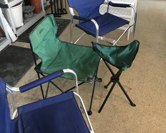 Coleman folding camping chairs and others!