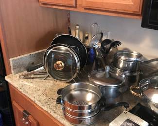 Pots and pans along with other cookware!