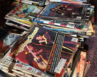 Vintage Rolling Stone other rock magazines 