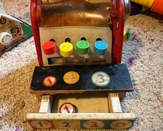 Vintage fisher price cash register 