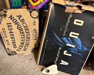 Vintage 2 ouija boards one with box 