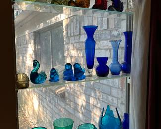 So much colored glass!! 