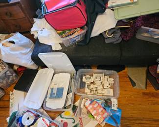 Stamps, punches, ribbons