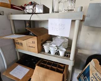 Glassware and Milk Glass