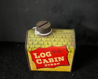 Towies Log Cabin Syrup Tin