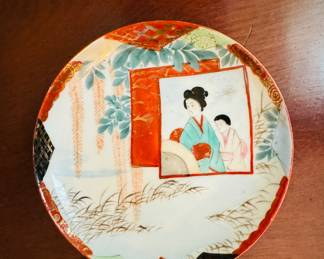Oriental Japanese Hand Painted Plate