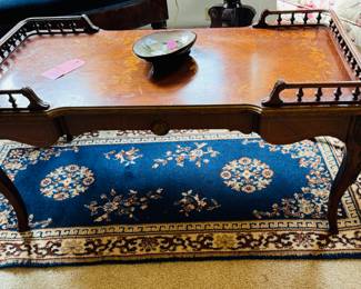  Vintage coffee table with inlay