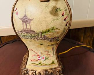Pair of beautiful oriental lamps