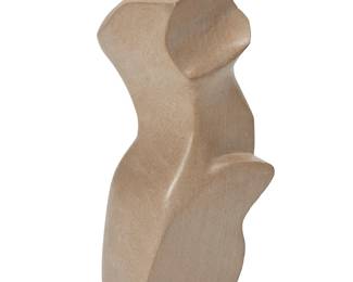 3172
Late 20th century
An Abstract Carved Stone Torso Sculpture
Appears unmarked
The carved stone figure in the form of a torso
25" H x 9" W x 8" D
Estimate: $600 - $800