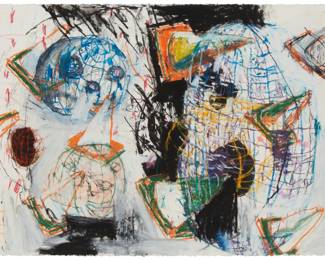 3422
John Santoro
b. 1963
Untitled, Abstract
Pastel on paper
Signed in pencil in the lower edge, at center: Santoro
Image/Sheet: 22.5" H x 30.625" W
Estimate: $100 - $300