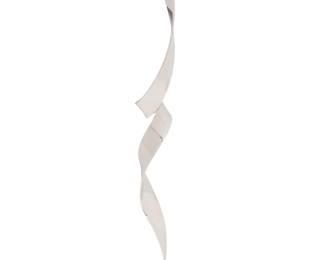 3475
Elijah David Herschler
b. 1940
Ribbon Sculpture
Chromed metal
Unsigned
42.5" H x 4.25" W x 5.5" D approximately
Estimate: $300 - $500