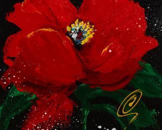 3301
Clare Sykes
20th century
"Rhythm Rocks 1"
Acrylic on canvasboard
Initialed lower right: CS; titled on a label affixed, verso
Sight: 9.75" H x 9.75" W
Estimate: $400 - $600