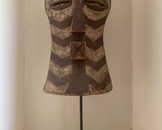 20th century African mask carved