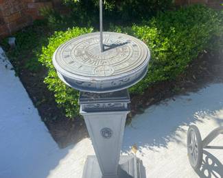 Garden sun dial