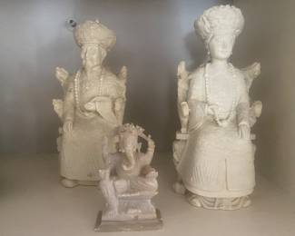 Emperor and emperess  figures