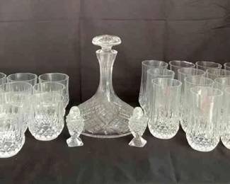 2 Sets Of Cut Glasses 