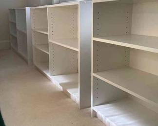 Three White Shelves