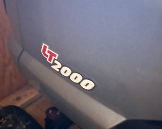 Craftsman riding lawnmower