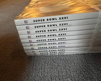 Super Bowl XXVI program books in bundle