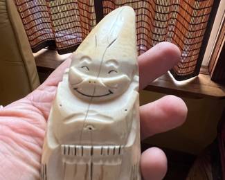 Vintage sharks tooth art