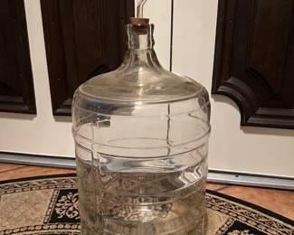 Large demijohn bottle for wine making