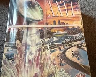 Super Bowl XXVI program books in bundle