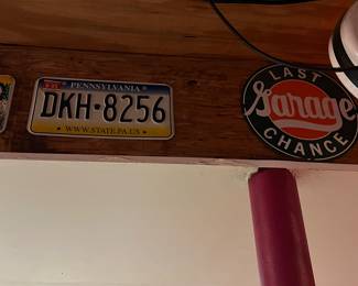Vintage license plates