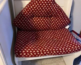 Country table and bench