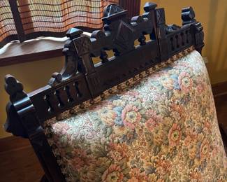 Antique platform rocking chair