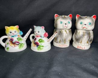  Vintage Kittens & Cats Salt & Pepper Shakers