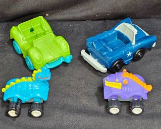 Four 90's Burger King Kid's Club Toys