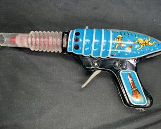 VTG Raketapisztoly Space Laser Gun Tin Toy